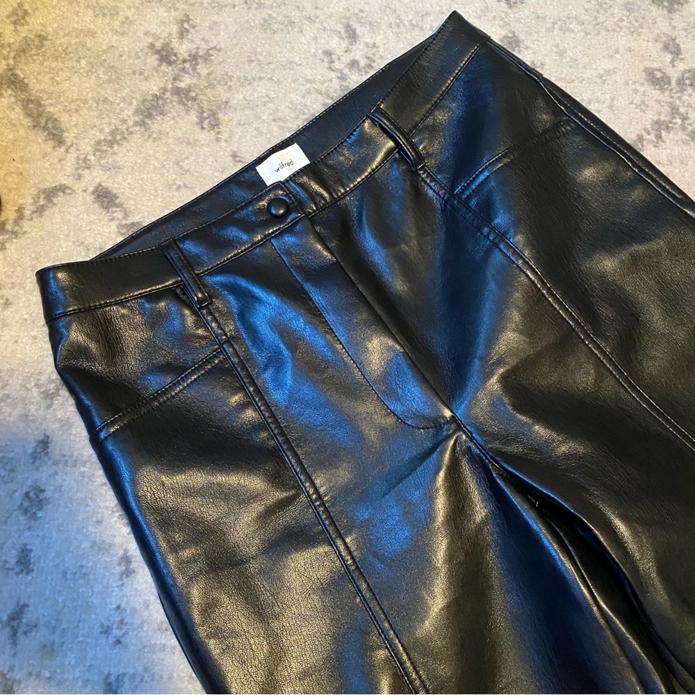 Wilfred Faux Leather Pants